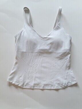 lululemon athletica White Align Waist Length Tank Top